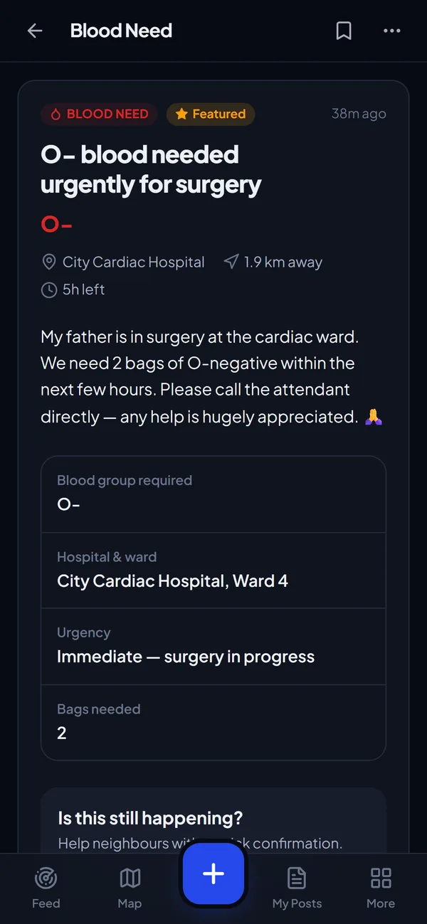 Help that arrives in minutes.
